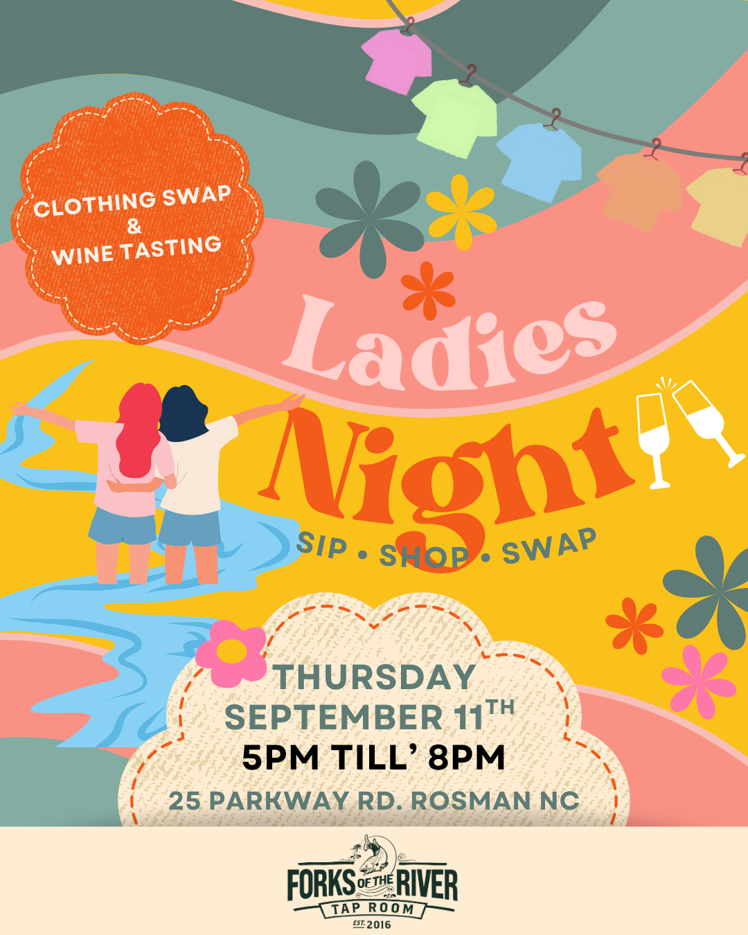 Clothing Swap & Wine Tasting