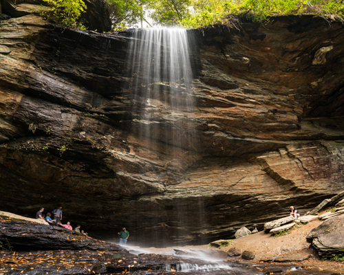 Moore Cove Falls Brevard-explore-brevard