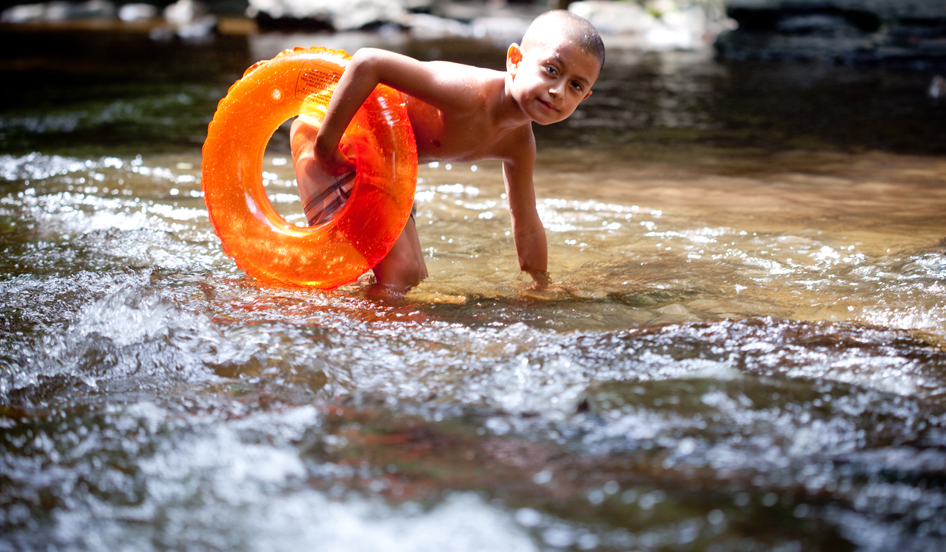 Tubing on the Davidson River