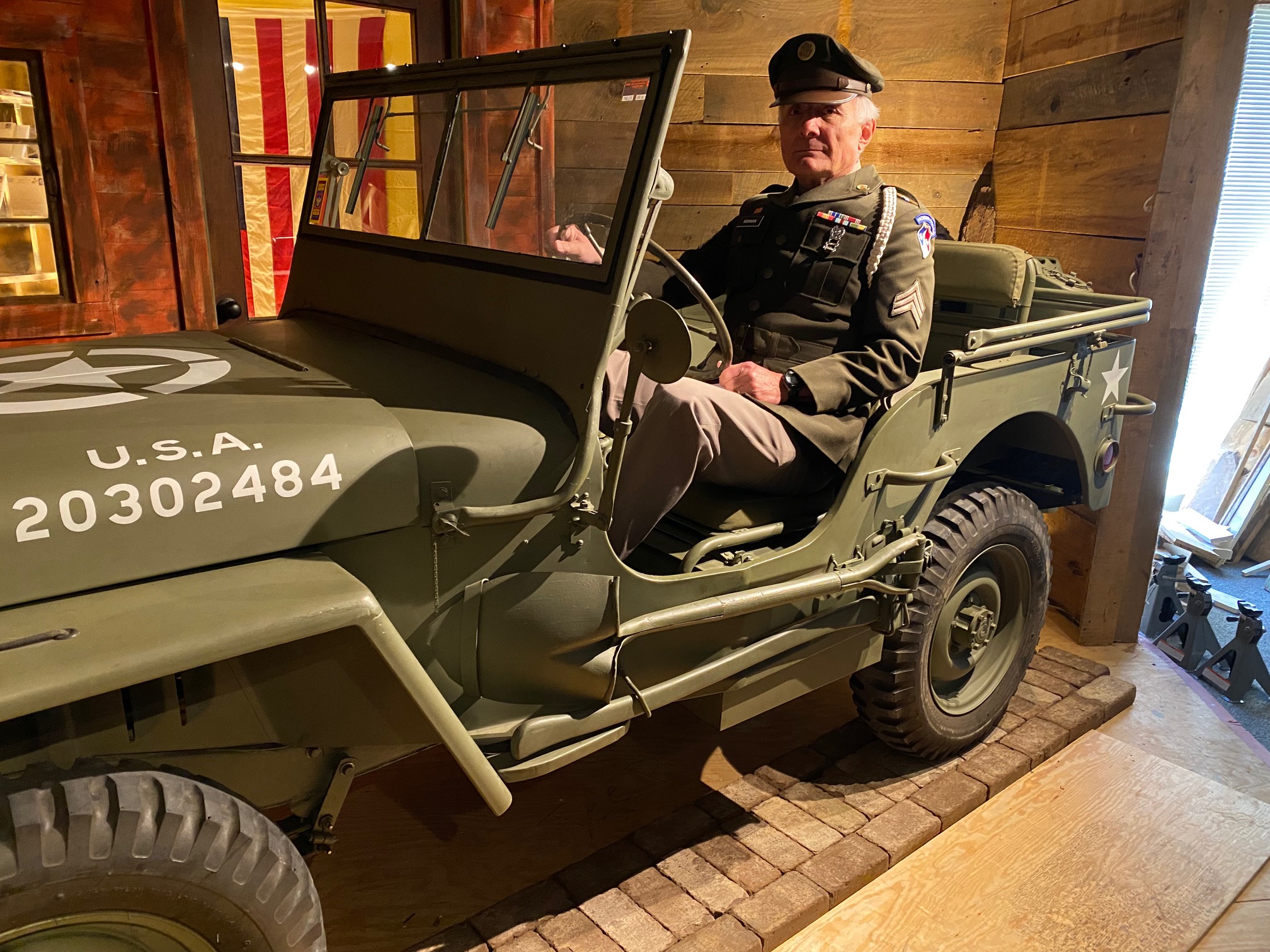 WWII 1943 Willys Jeep used in Europe-explore-brevard