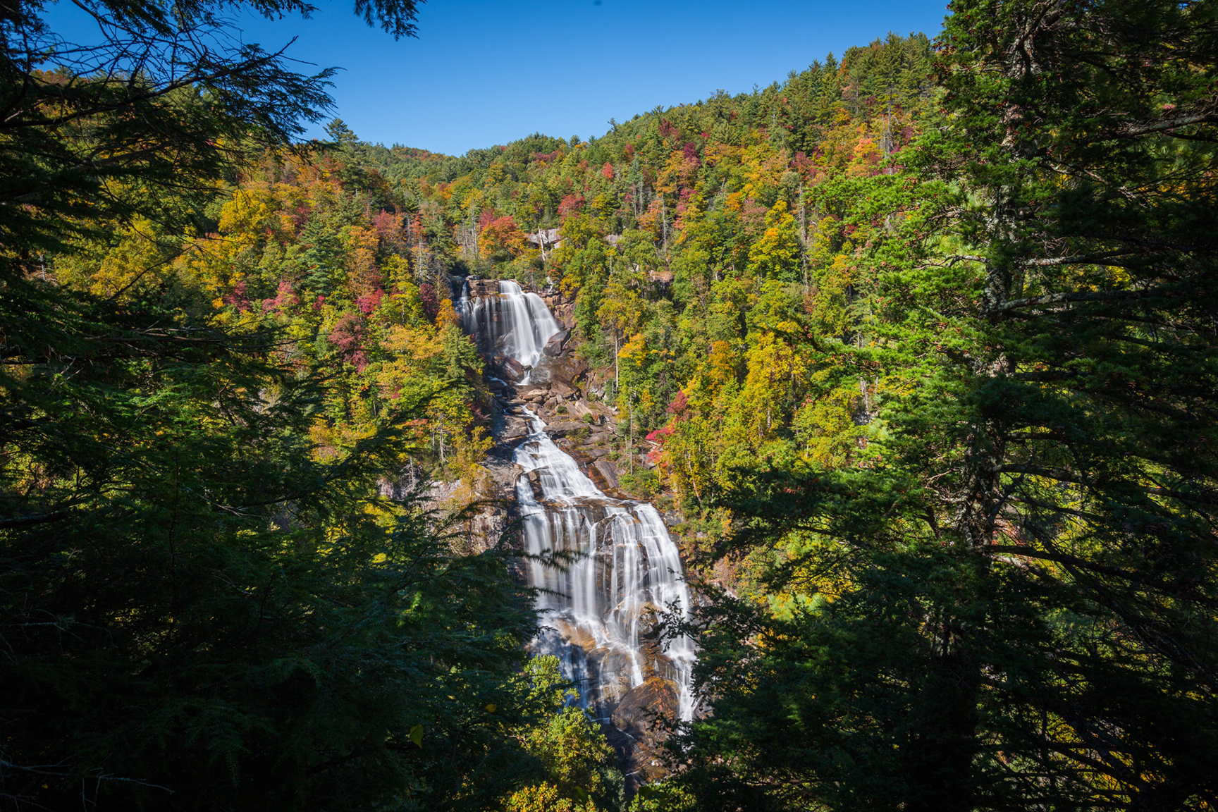 Whitewater Falls PUP-explore-brevard