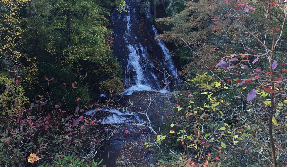 Connestee Falls near Cedar Mountain, NC.