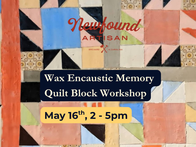 Wax Encaustic “Memory Quilt” Block Workshop