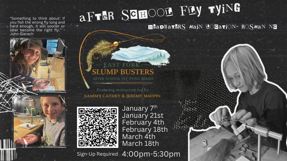 East Fork Slump Busters After School Fly Tying Series