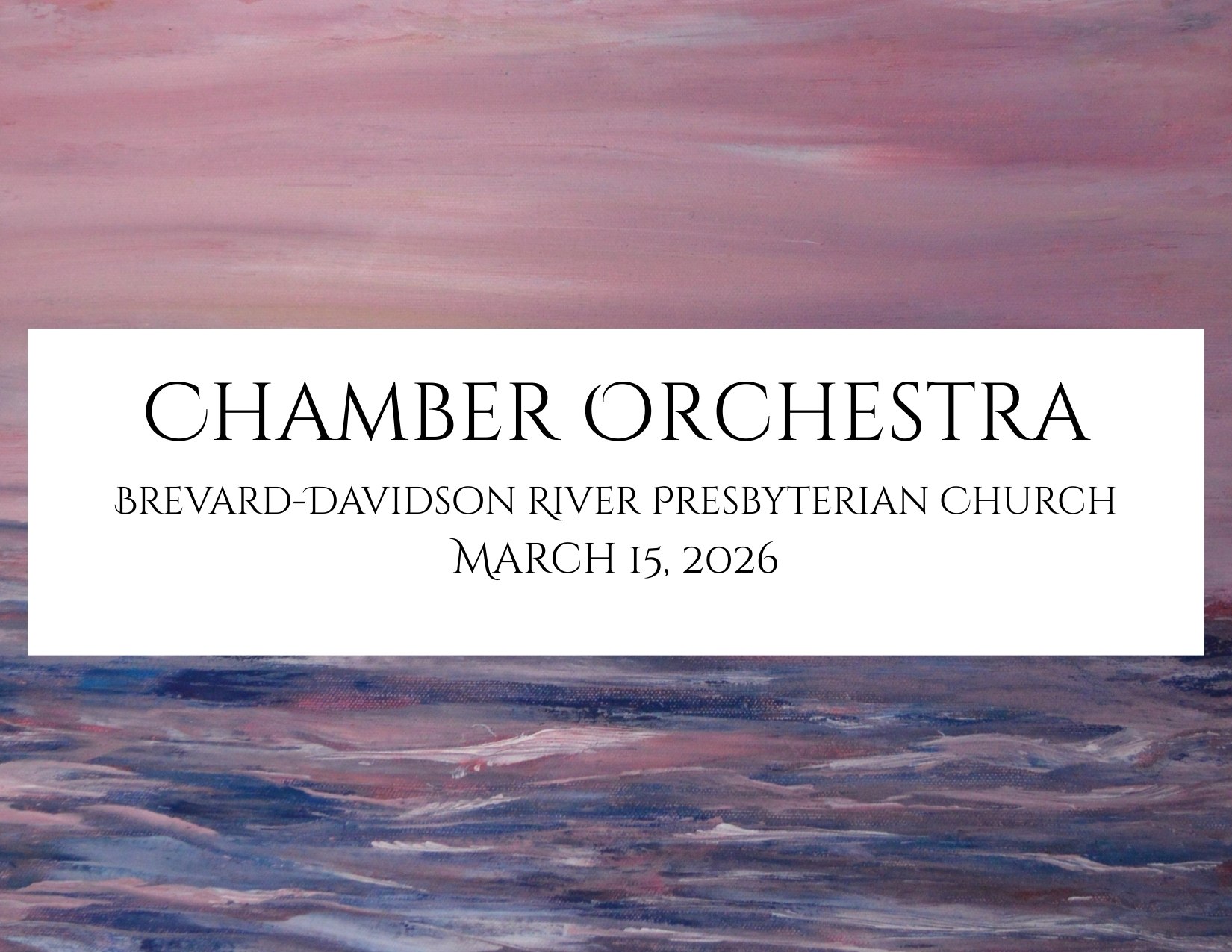 Brevard Philharmonic presents Chamber Orchestra