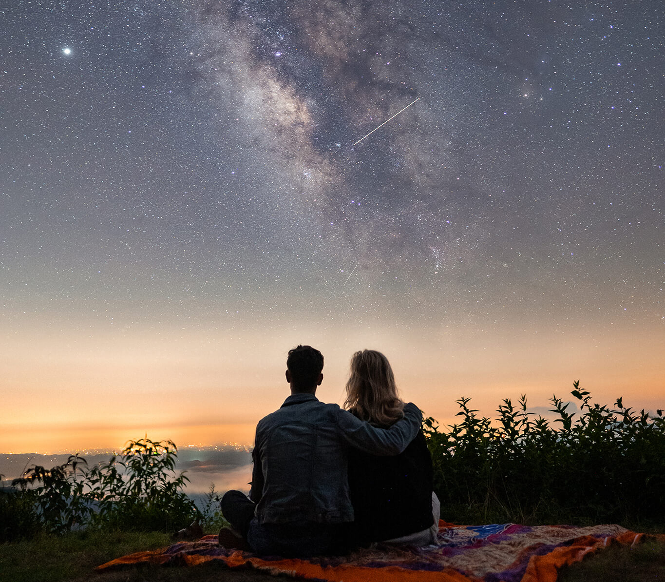 Star Gazing in the mountains of Western North Carolina, Brevard a Dark Sky area