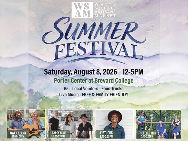 White Squirrel Artisans Market Summer Festival