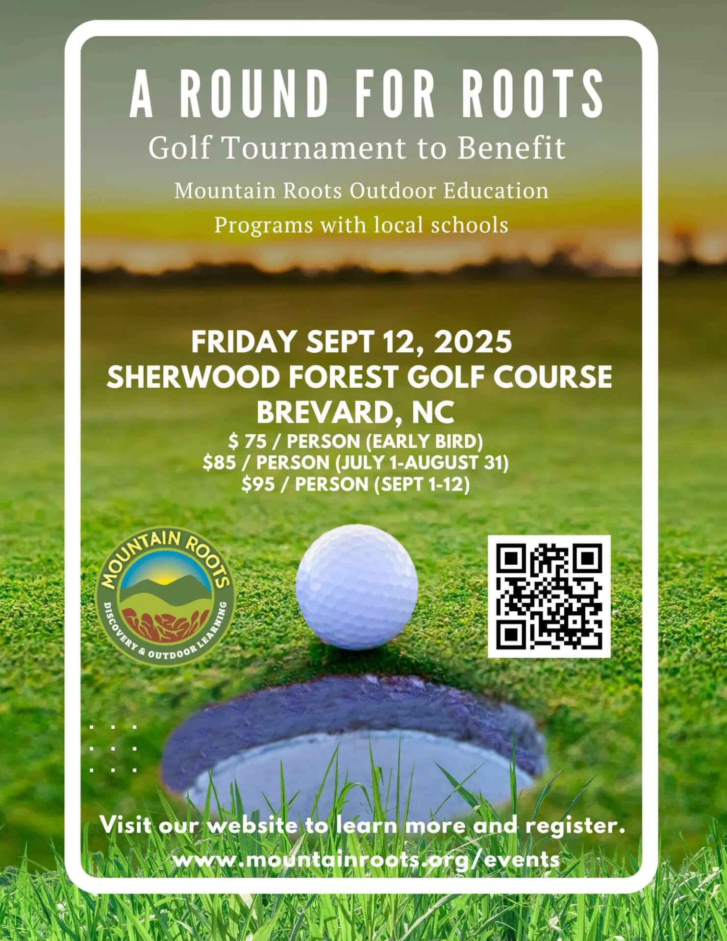 Golf Fundraiser for Mountain Roots Nonprofit Camp