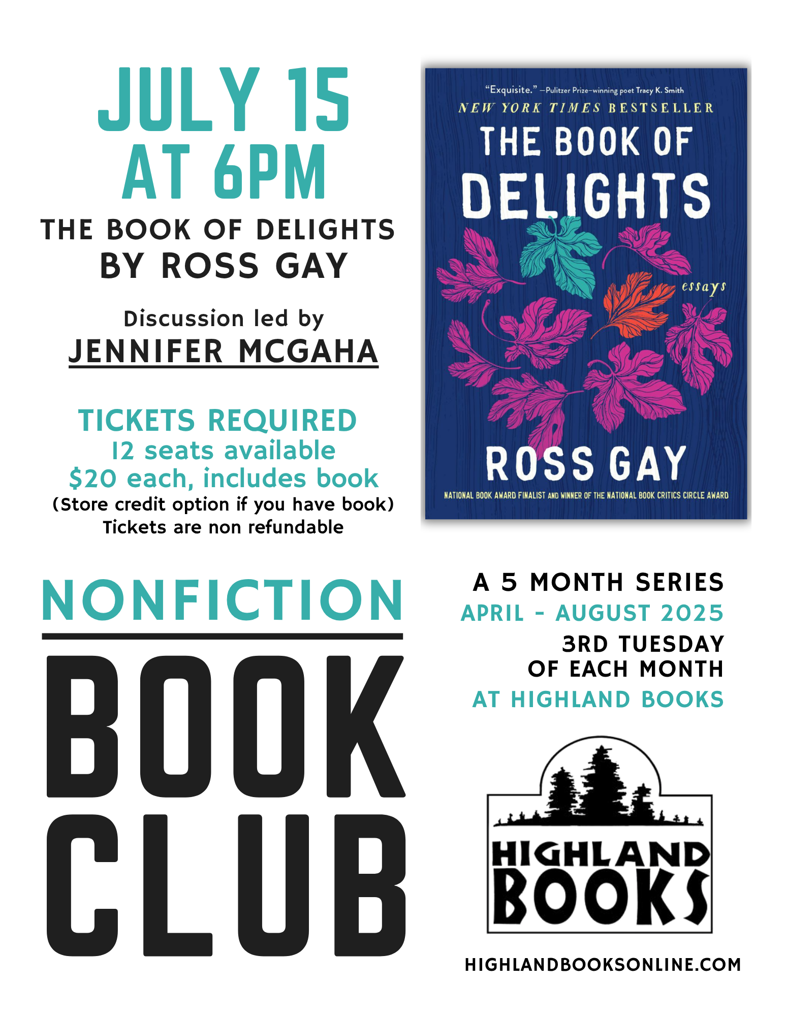 July Nonfiction Book Club with Jennifer McGaha