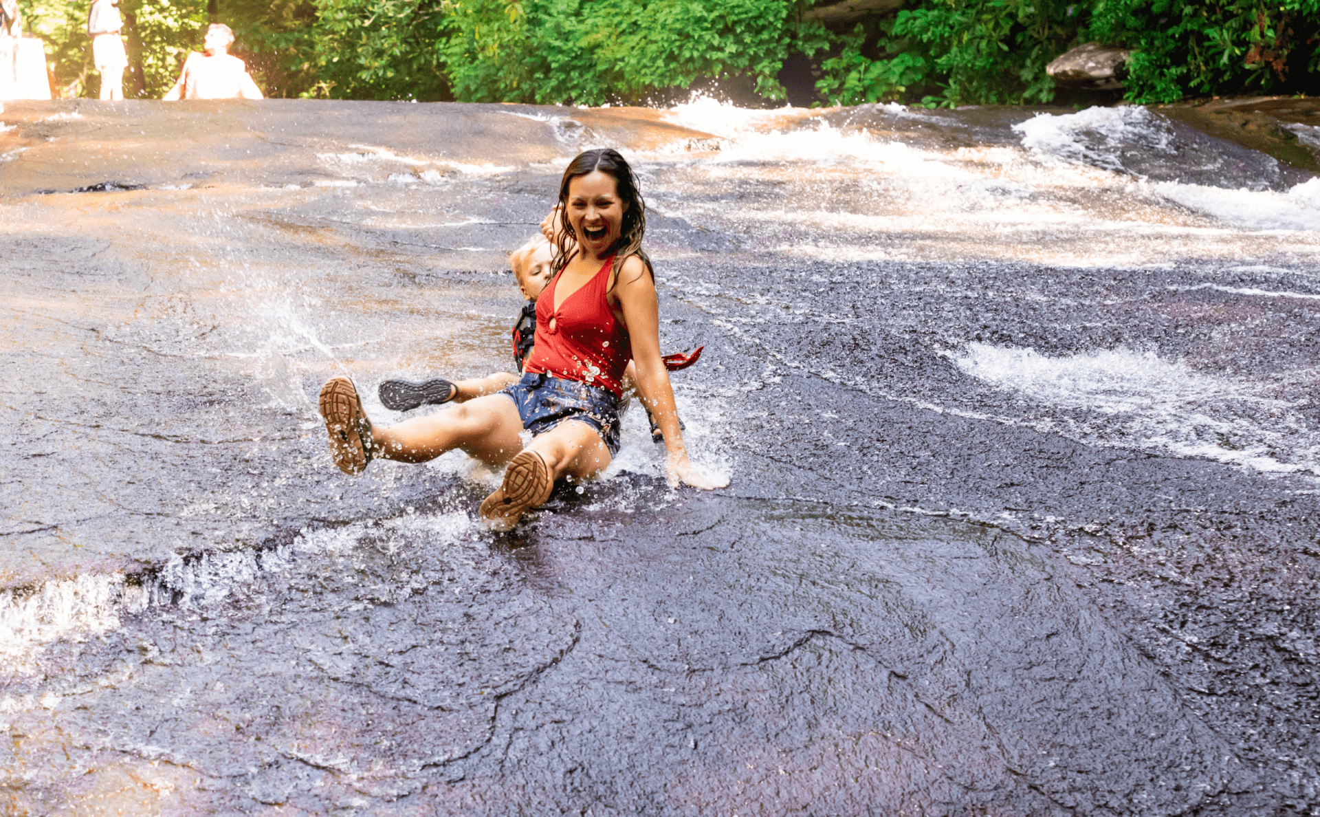 Sliding Rock 1-explore-brevard