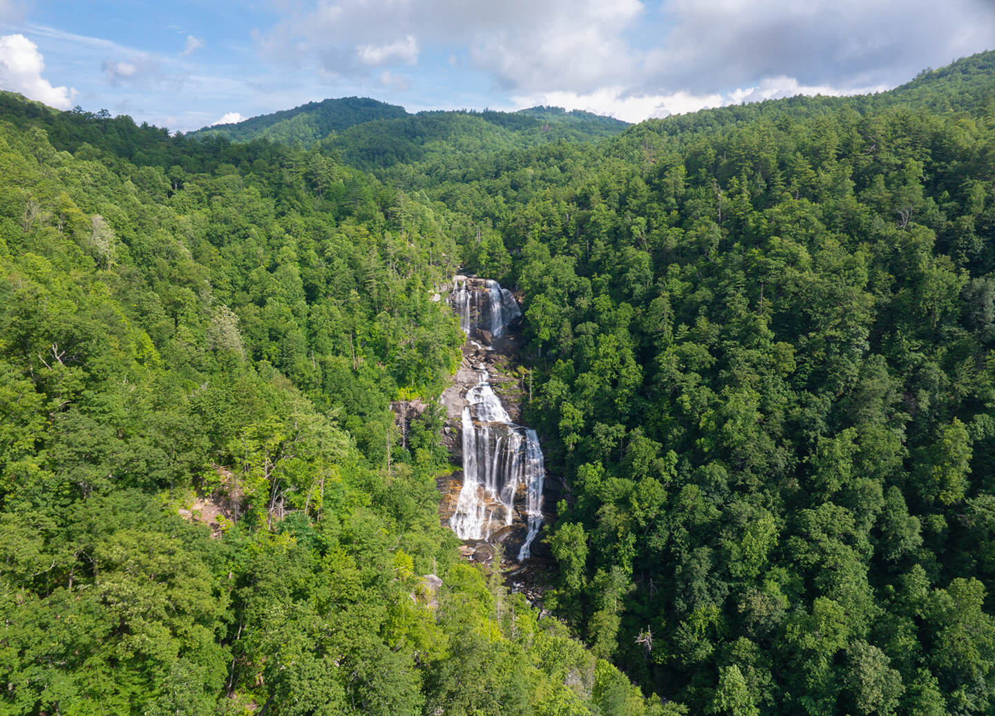 Upper Whitewater Falls Explore brevard waterfall jaredkay drone 14-explore-brevard