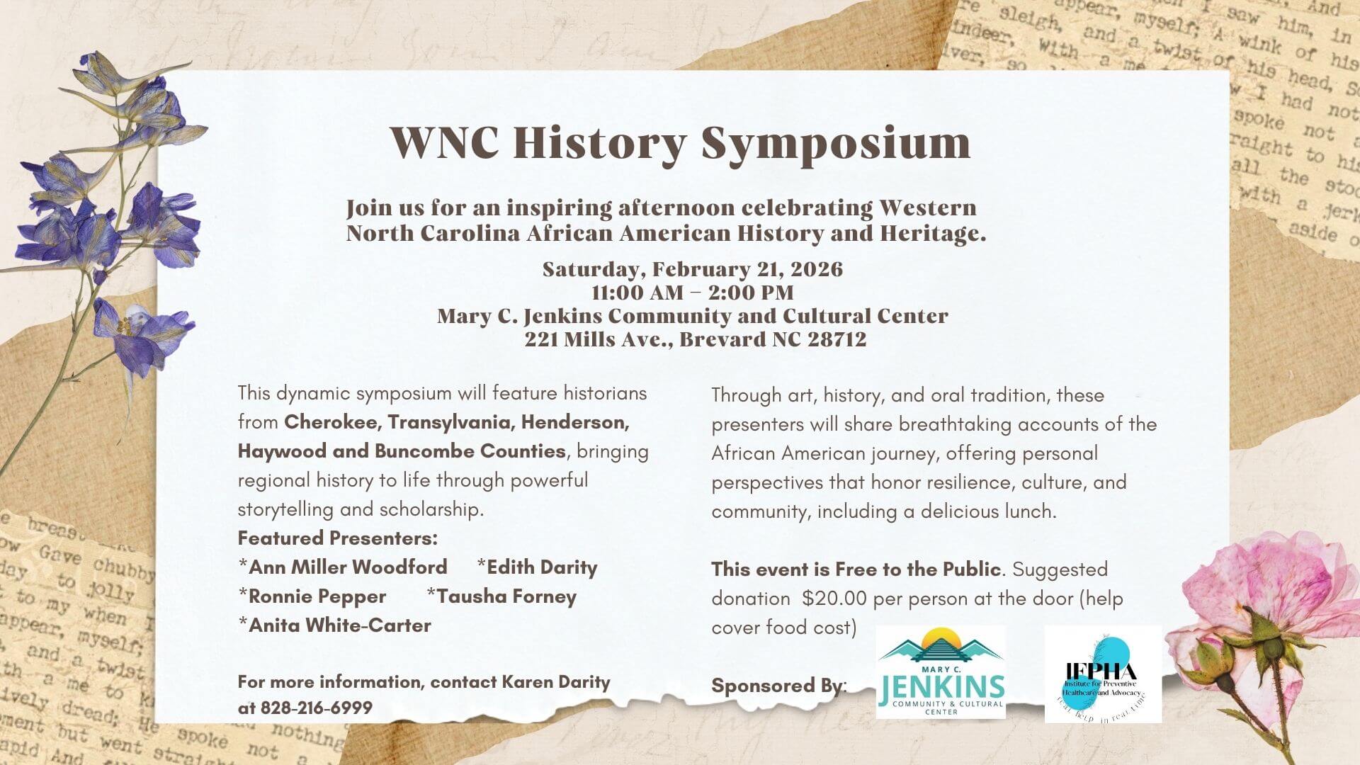 WNC African American History Symposium