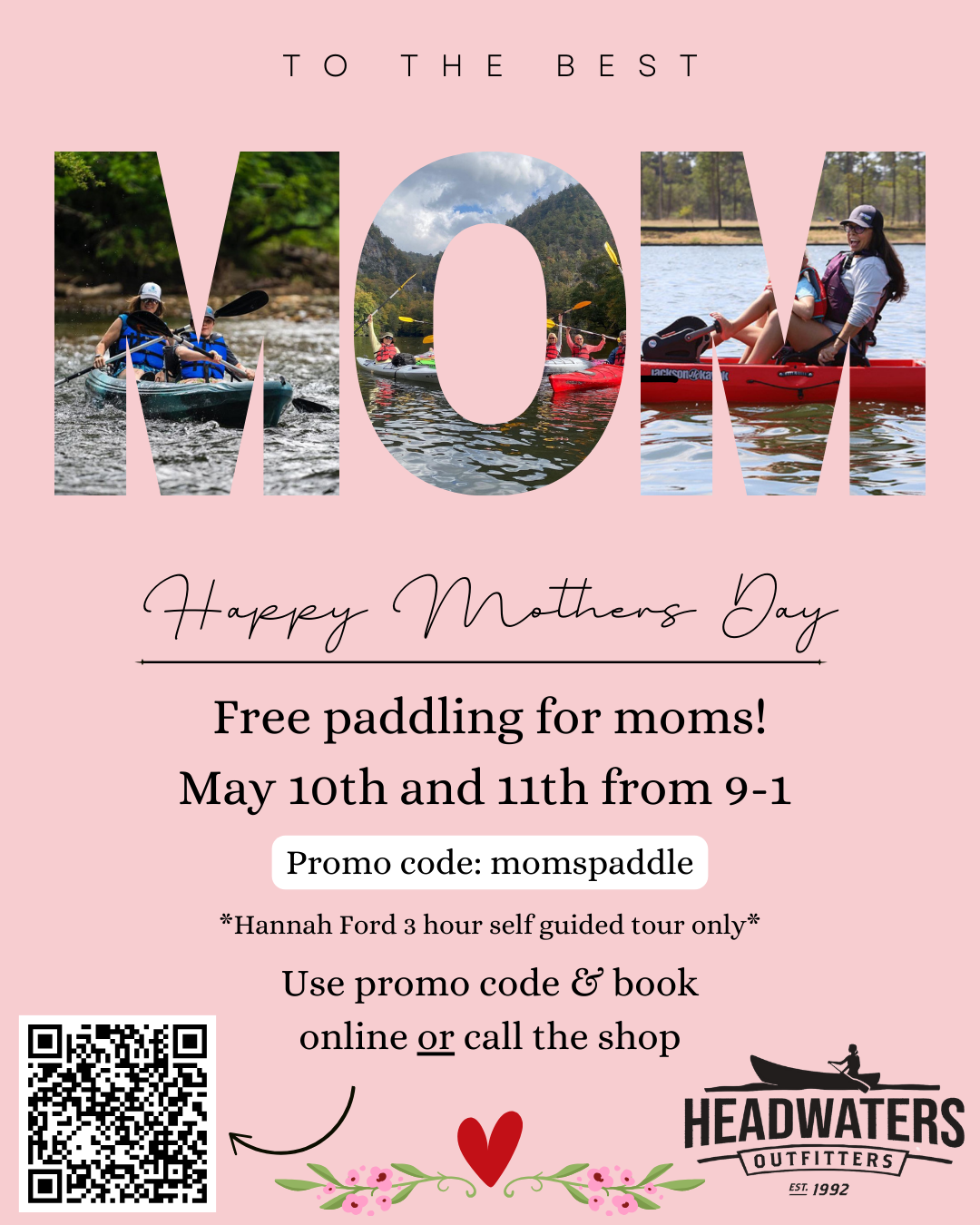 Moms Paddle FREE May 10th and 11th 🛶