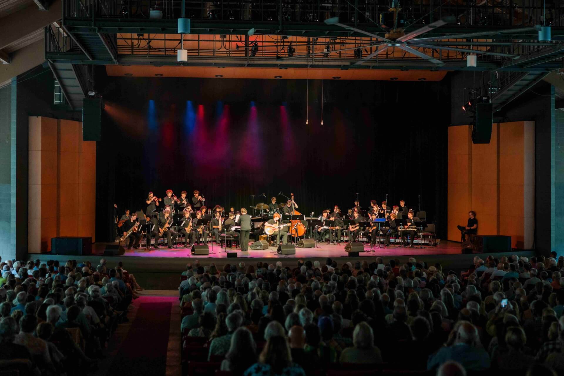 Performers onstage at Brevard Music Center during the Summer Music Series