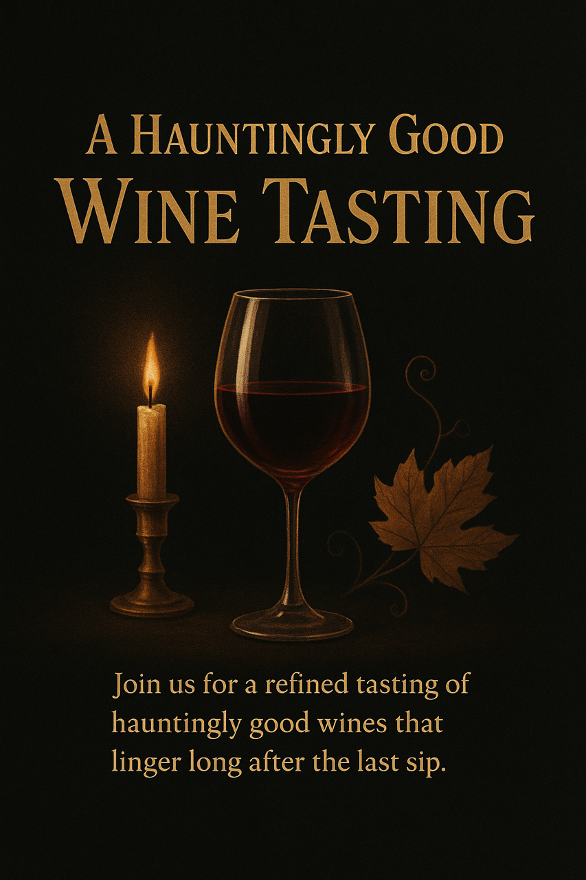 A Hauntingly Good Wine Tasting