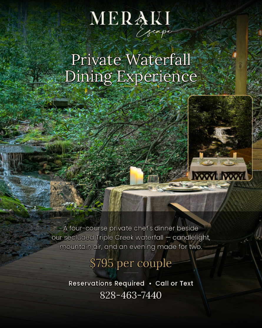 Private Waterfall Dining Experience for Two